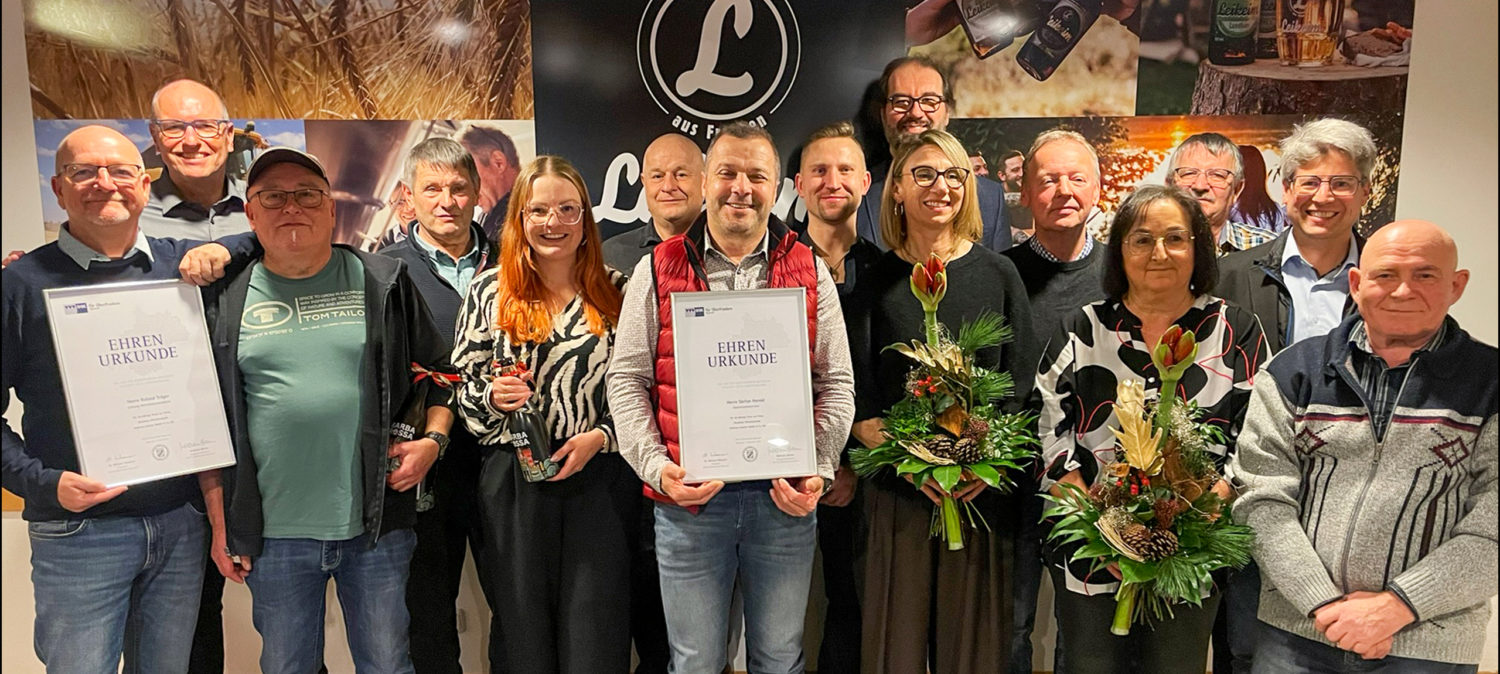 Ehrungen für unsere Mitarbeiter